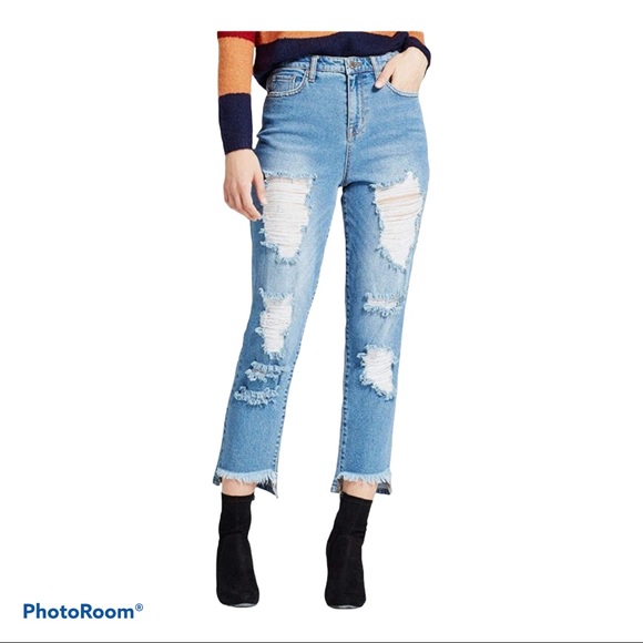 Mossimo Supply Co. Denim - High rise Mom Jean